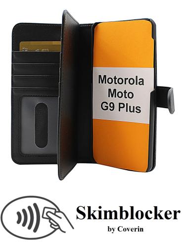 CoverinSkimblocker XL Magnet Wallet Motorola Moto G9 Plus