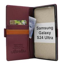 CoverinSamsung Galaxy S24 Ultra 5G Luxury Wallet Case Slim
