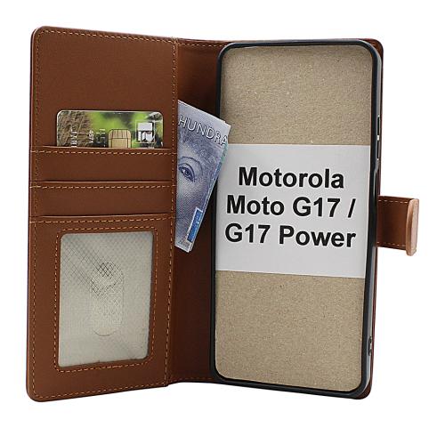 CoverinSkimblocker Motorola Moto G17 / G17 Power Phone Wallet