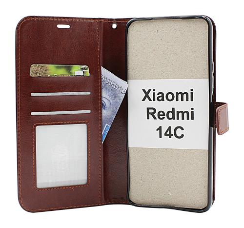 billigamobilskydd.seCrazy Horse Xiaomi Redmi 14C Phone Wallet