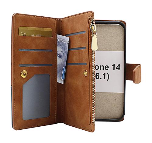 billigamobilskydd.seXL Standcase Luxury Wallet iPhone 14 (6.1)