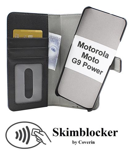 CoverinSkimblocker Magnet Wallet Motorola Moto G9 Power