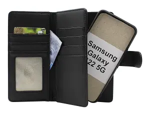 CoverinSkimblocker Samsung Galaxy S22 5G (SM-S901B/DS) XL Magnet Phone Wallet