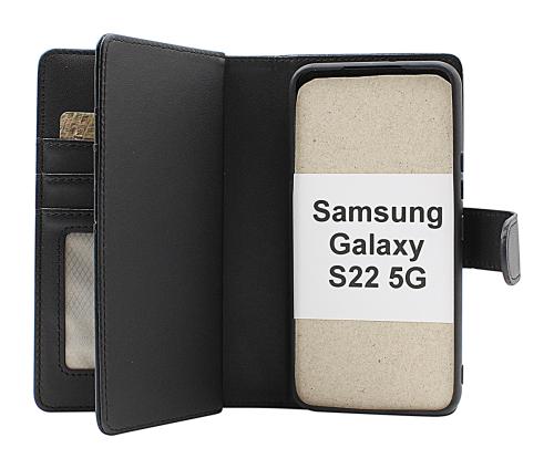 CoverinSkimblocker Samsung Galaxy S22 5G (SM-S901B/DS) XL Magnet Phone Wallet