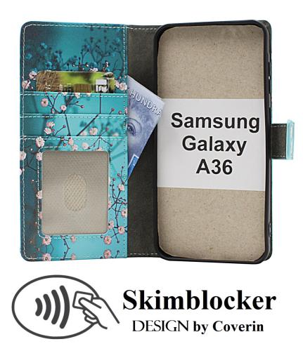 CoverinSkimblocker Samsung Galaxy A36 Phone Wallet Design
