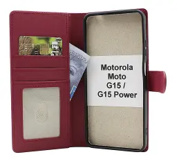 CoverinSkimblocker Motorola Moto G15 / G15 Power Phone Wallet