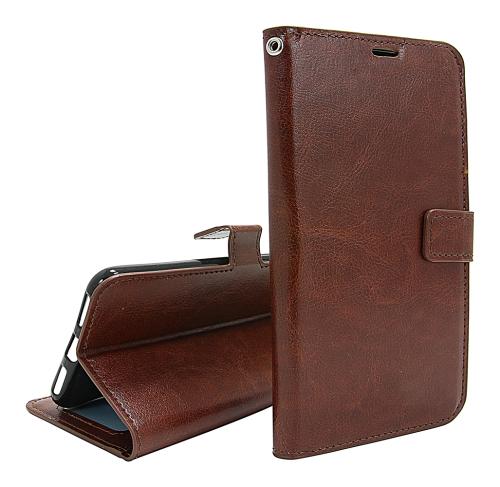 CoverinCrazy Horse Wallet Motorola One Action