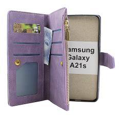 billigamobilskydd.seXL Samsung Galaxy A21s Luxury Phone Wallet