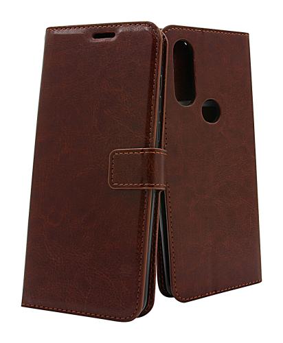 CoverinCrazy Horse Wallet Motorola One Action
