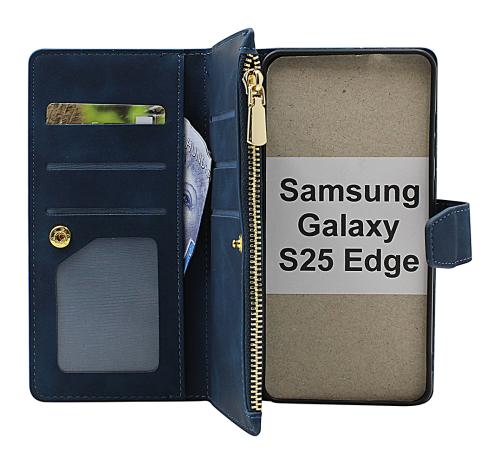 billigamobilskydd.seXL Samsung Galaxy S25 Edge Luxury Phone Wallet