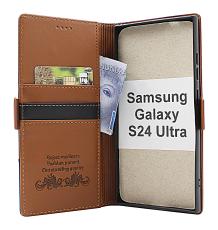 billigamobilskydd.seSamsung Galaxy S24 Ultra 5G Luxury Wallet Case Slim