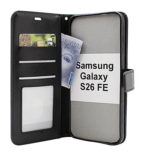 CoverinCrazy Horse Samsung Galaxy S26 FE Phone Wallet