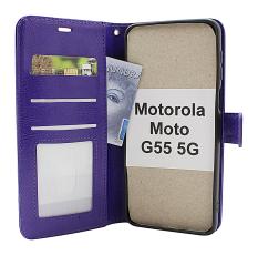 billigamobilskydd.seCrazy Horse Motorola Moto G55 5G Phone Wallet