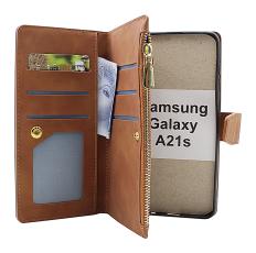 billigamobilskydd.seXL Samsung Galaxy A21s Luxury Phone Wallet