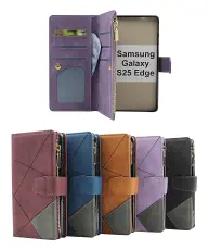 billigamobilskydd.seXL Samsung Galaxy S25 Edge Luxury Phone Wallet