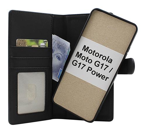 CoverinSkimblocker Motorola Moto G17 / G17 Power Magnet Phone Wallet