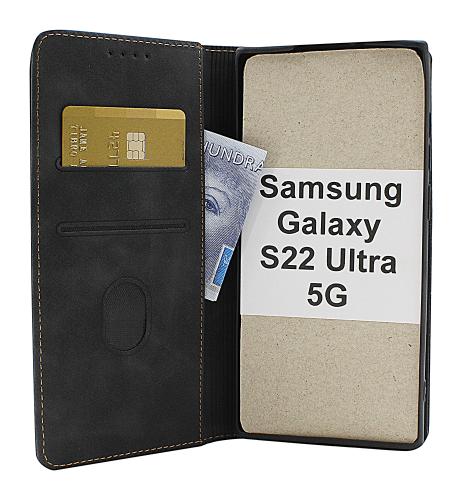 billigamobilskydd.seFancy Standcase Wallet Samsung Galaxy S22 Ultra 5G