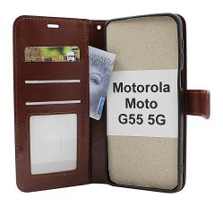 billigamobilskydd.seCrazy Horse Motorola Moto G55 5G Phone Wallet