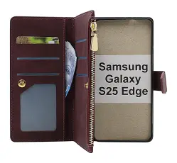 billigamobilskydd.seXL Samsung Galaxy S25 Edge Luxury Phone Wallet