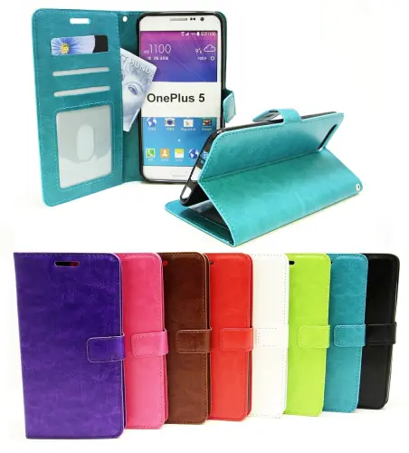 billigamobilskydd.seCrazy Horse Wallet OnePlus 5