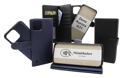 CoverinSkimblocker Doro Aurora A31 XL Magnet Phone Wallet