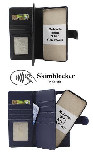 CoverinSkimblocker Motorola Moto G15 / G15 Power XL Magnet Phone Wallet