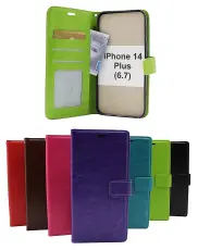 CoverinCrazy Horse Wallet iPhone 14 Plus (6.7)