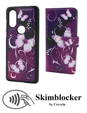 CoverinSkimblocker Magnet Designwallet Motorola One Vision