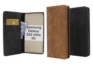 billigamobilskydd.seFancy Standcase Wallet Samsung Galaxy S22 Ultra 5G