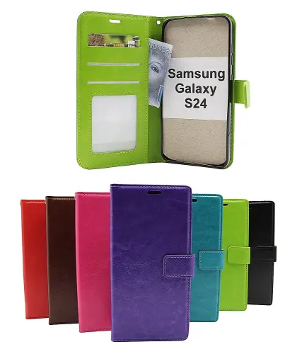 billigamobilskydd.seCrazy Horse Wallet Samsung Galaxy S24 5G (SM-S921B/DS)