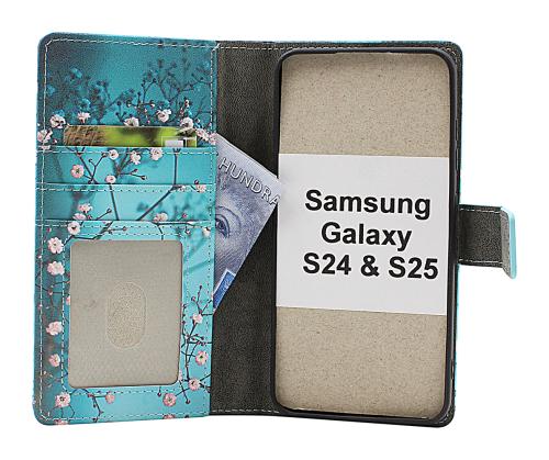 CoverinSkimblocker Samsung Galaxy S25 Magnet Phone Wallet Design