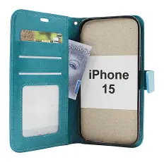 CoverinCrazy Horse Wallet iPhone 15