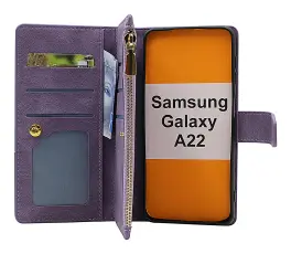 billigamobilskydd.seXL Samsung Galaxy A22 (SM-A225F/DS) Luxury Wallet Case