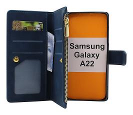 billigamobilskydd.seXL Samsung Galaxy A22 (SM-A225F/DS) Luxury Wallet Case