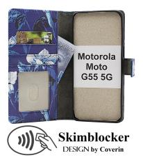 CoverinSkimblocker Motorola Moto G55 5G Phone Wallet Design