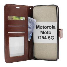 CoverinCrazy Horse Wallet Motorola Moto G54 5G