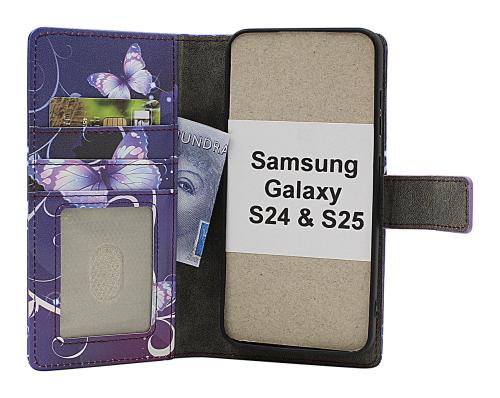 CoverinSkimblocker Samsung Galaxy S24 / S25 Magnet Phone Wallet Design