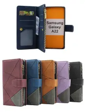 billigamobilskydd.seXL Samsung Galaxy A22 (SM-A225F/DS) Luxury Wallet Case