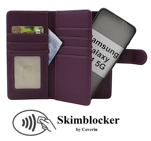 CoverinSkimblocker Samsung Galaxy S21 5G (G991B) XL Magnet Phone Wallet