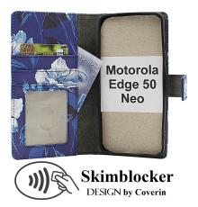 CoverinSkimblocker Motorola Edge 50 Neo Phone Wallet Design