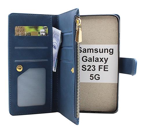 billigamobilskydd.seXL Standcase Luxury Wallet Samsung Galaxy S23 FE 5G