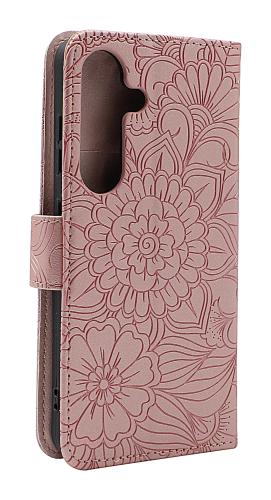 billigamobilskydd.seFlower Samsung Galaxy S25 Phone Wallet