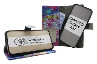 CoverinSkimblocker Samsung Galaxy A27 Magnet Phone Wallet Design