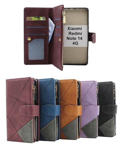 billigamobilskydd.seXL Xiaomi Redmi Note 14 4G Luxury Phone Wallet