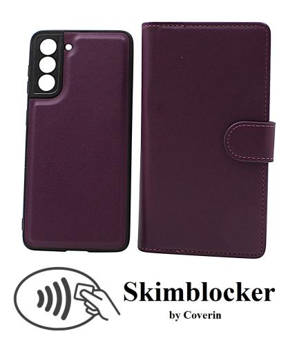 CoverinSkimblocker Samsung Galaxy S21 5G (G991B) XL Magnet Phone Wallet