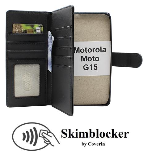 CoverinSkimblocker Motorola Moto G15 / G15 Power XL Magnet Phone Wallet