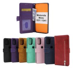 CoverinZipper Standcase Wallet Motorola Moto G31/G41