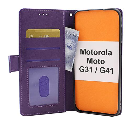CoverinZipper Standcase Wallet Motorola Moto G31/G41