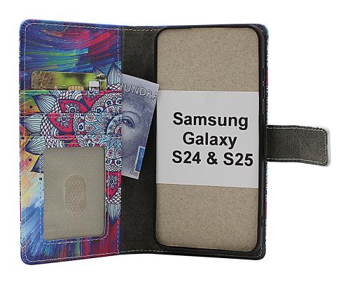 CoverinSkimblocker Samsung Galaxy S24 / S25 Magnet Phone Wallet Design