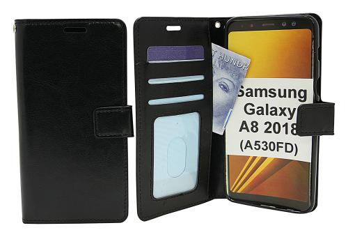 billigamobilskydd.seCrazy Horse Wallet Samsung Galaxy A8 2018 (A530FD)